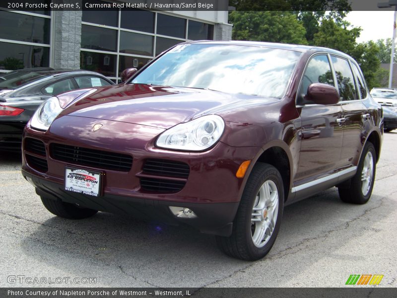 Carmona Red Metallic / Havanna/Sand Beige 2004 Porsche Cayenne S