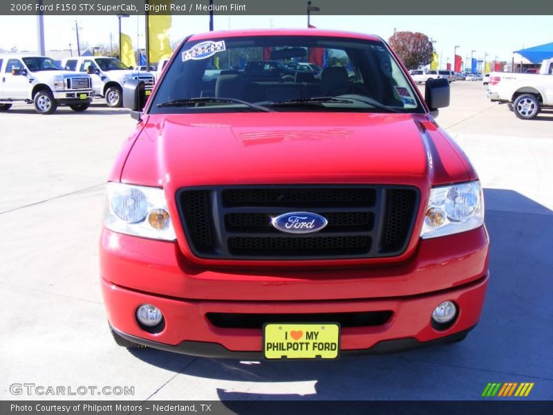 Bright Red / Medium Flint 2006 Ford F150 STX SuperCab