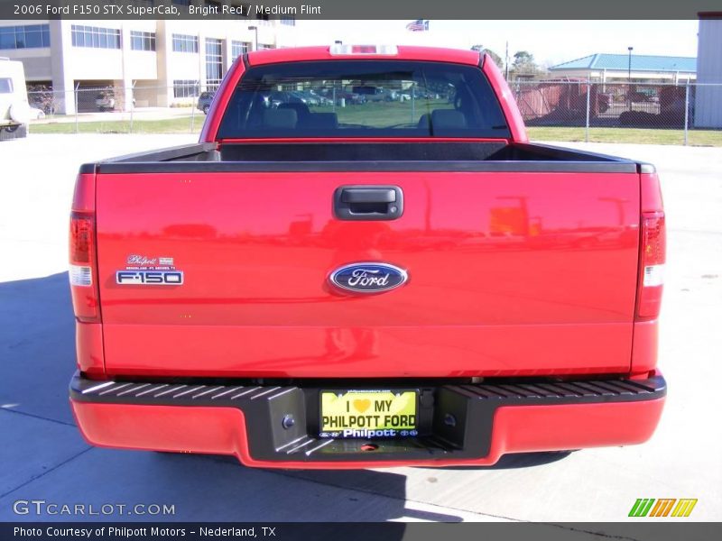 Bright Red / Medium Flint 2006 Ford F150 STX SuperCab