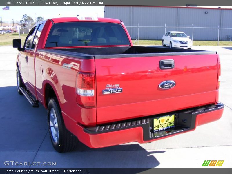 Bright Red / Medium Flint 2006 Ford F150 STX SuperCab