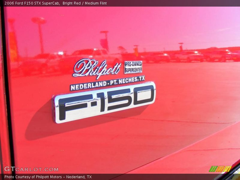 Bright Red / Medium Flint 2006 Ford F150 STX SuperCab