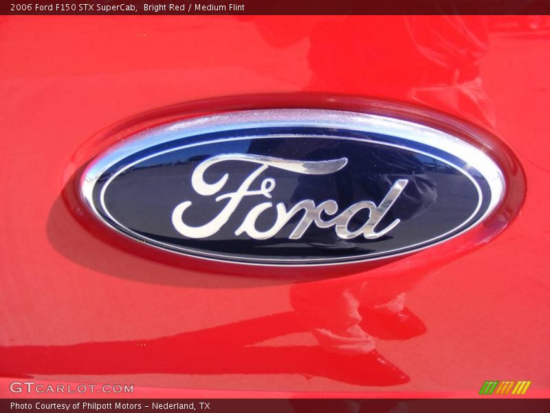 Bright Red / Medium Flint 2006 Ford F150 STX SuperCab
