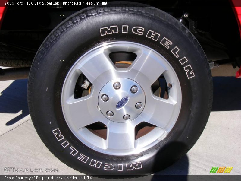 Bright Red / Medium Flint 2006 Ford F150 STX SuperCab