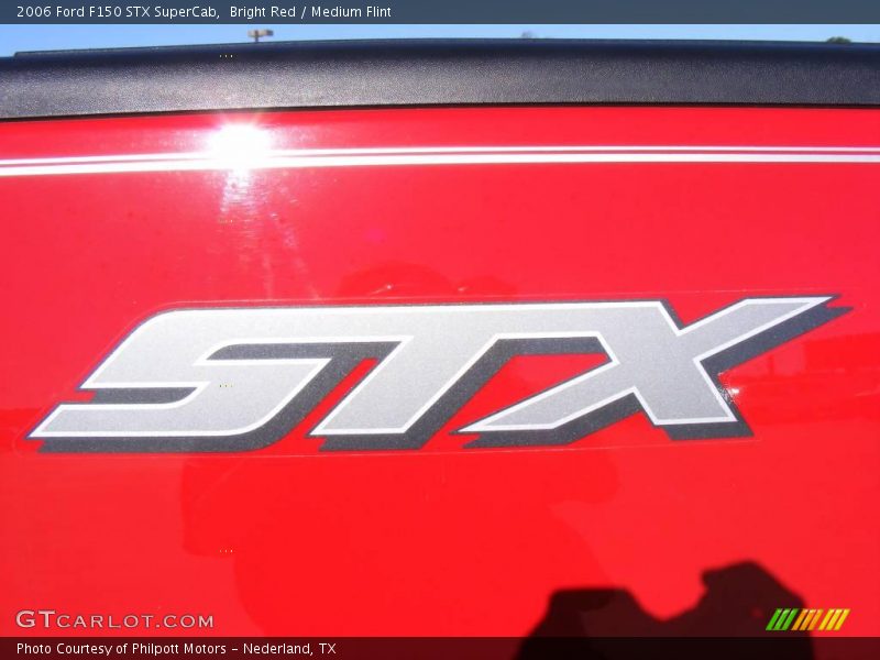 Bright Red / Medium Flint 2006 Ford F150 STX SuperCab