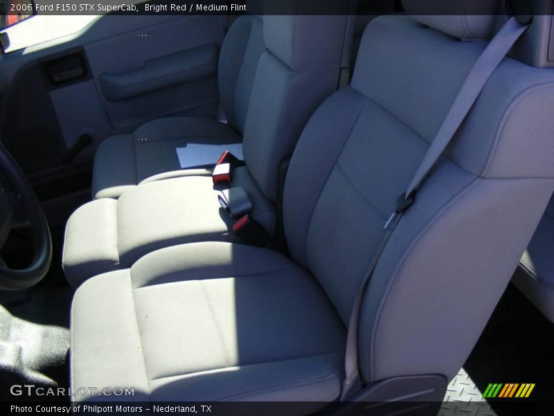 Bright Red / Medium Flint 2006 Ford F150 STX SuperCab