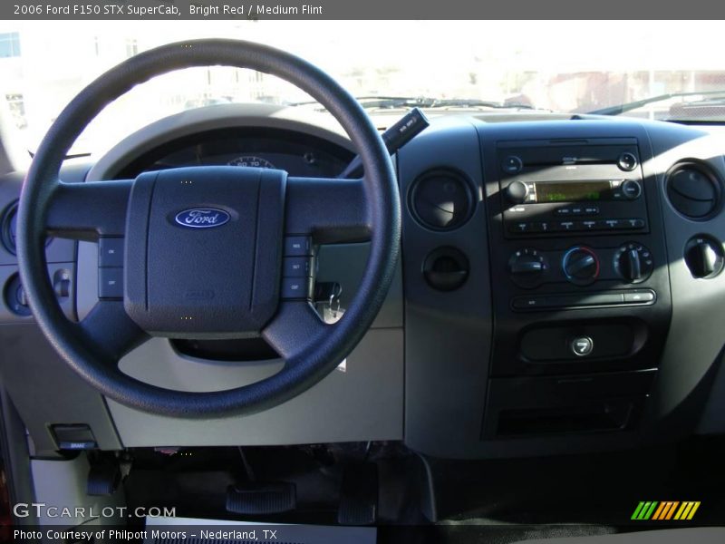 Bright Red / Medium Flint 2006 Ford F150 STX SuperCab