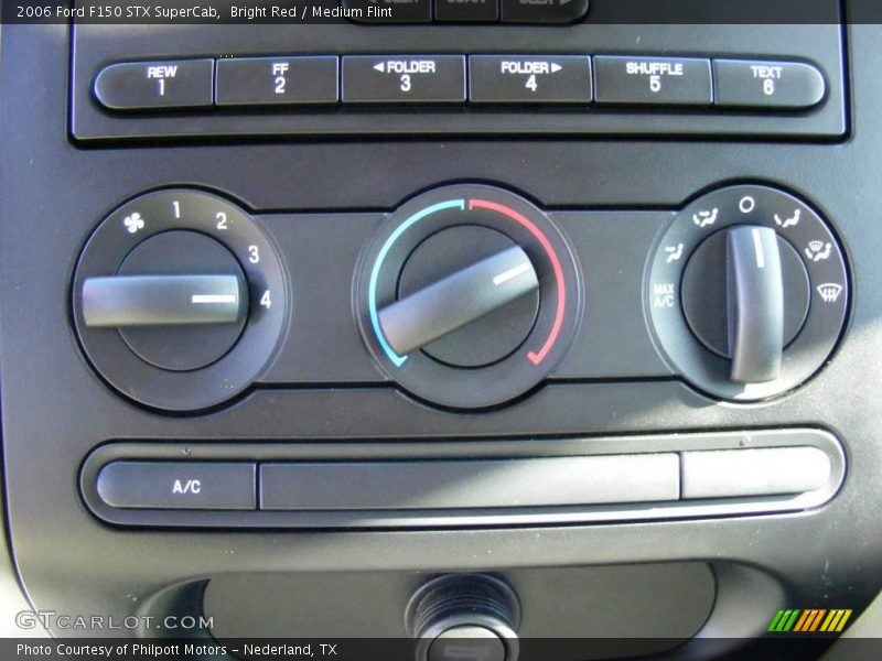 Bright Red / Medium Flint 2006 Ford F150 STX SuperCab