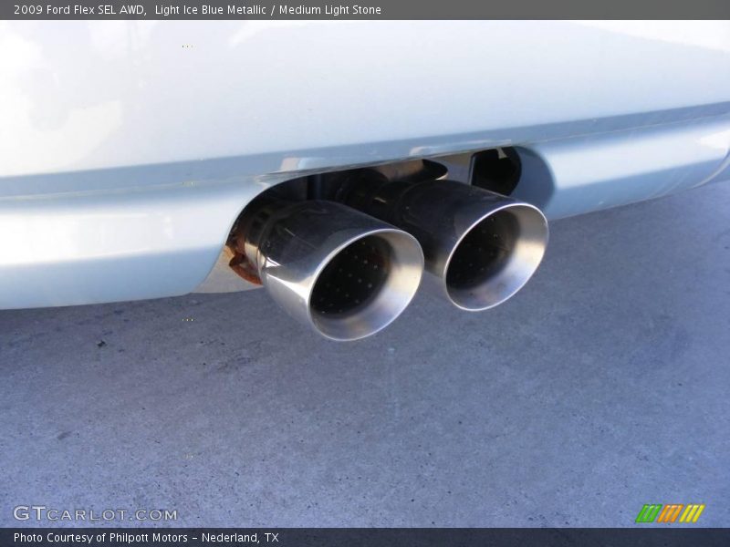 Light Ice Blue Metallic / Medium Light Stone 2009 Ford Flex SEL AWD