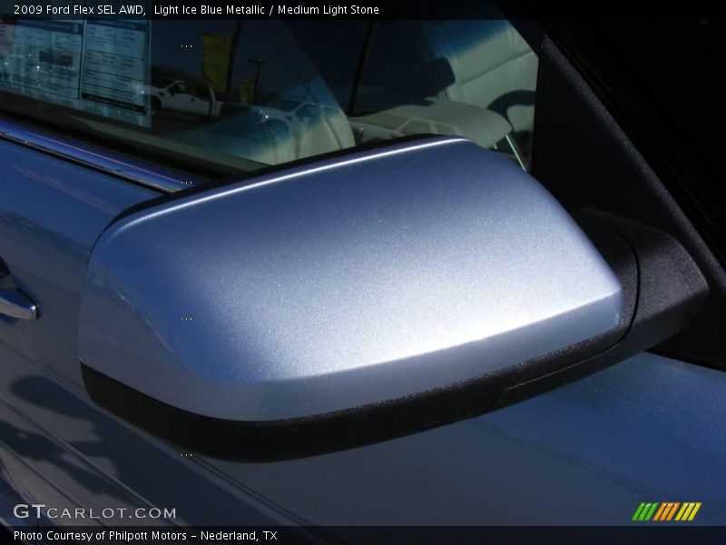 Light Ice Blue Metallic / Medium Light Stone 2009 Ford Flex SEL AWD