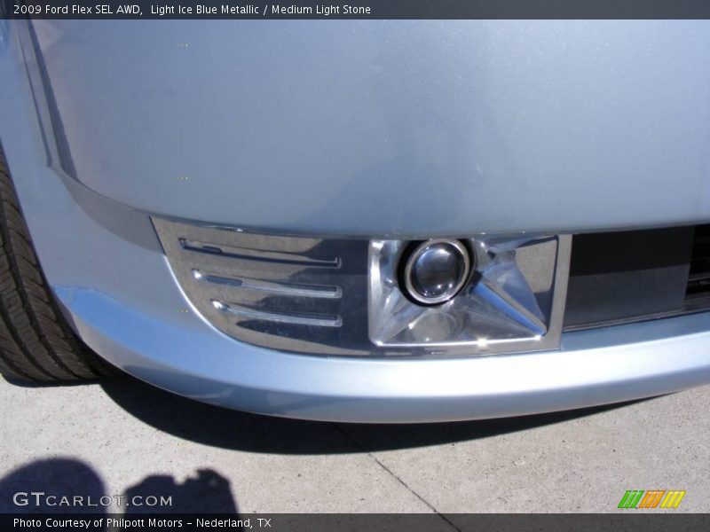 Light Ice Blue Metallic / Medium Light Stone 2009 Ford Flex SEL AWD