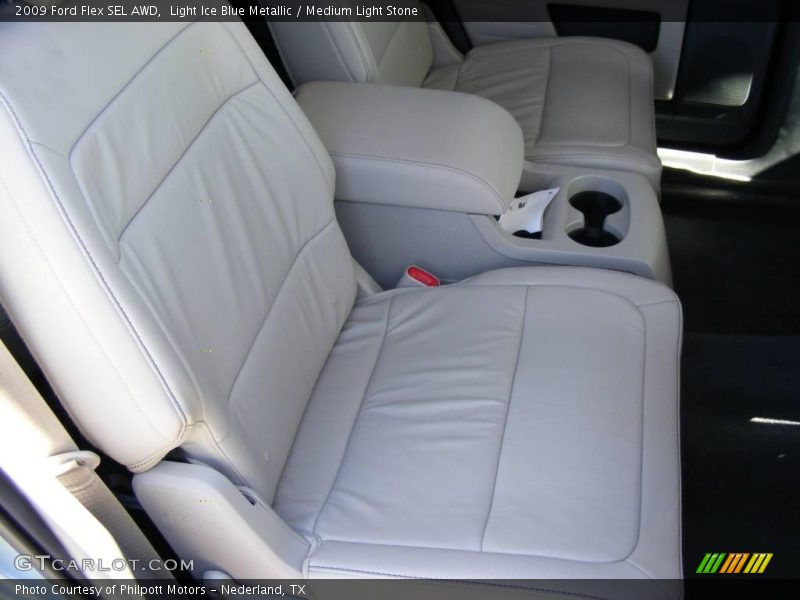 Light Ice Blue Metallic / Medium Light Stone 2009 Ford Flex SEL AWD