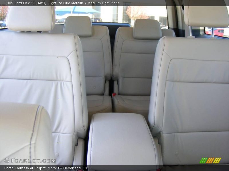 Light Ice Blue Metallic / Medium Light Stone 2009 Ford Flex SEL AWD