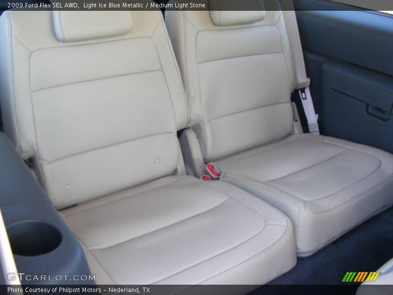 Light Ice Blue Metallic / Medium Light Stone 2009 Ford Flex SEL AWD