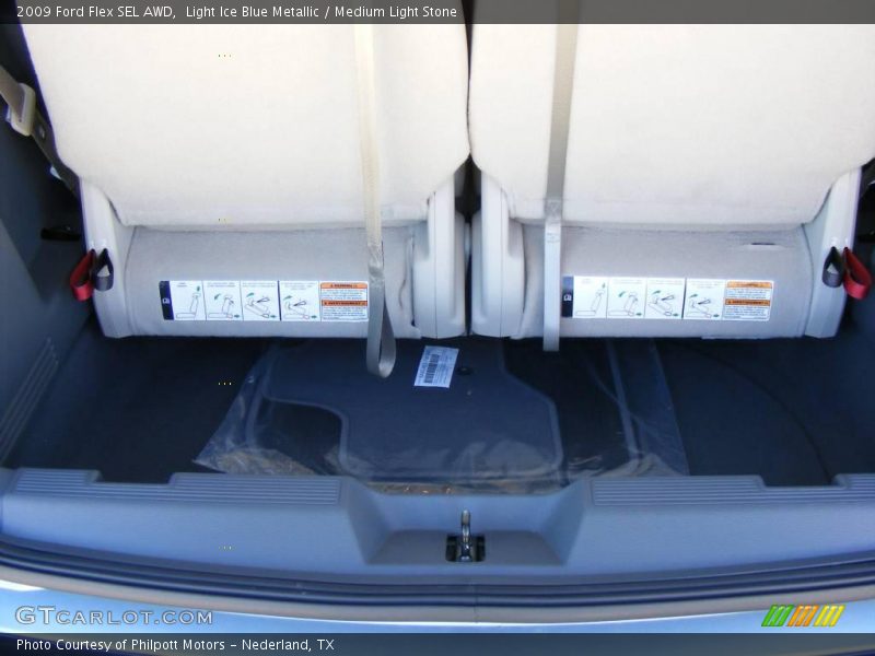 Light Ice Blue Metallic / Medium Light Stone 2009 Ford Flex SEL AWD