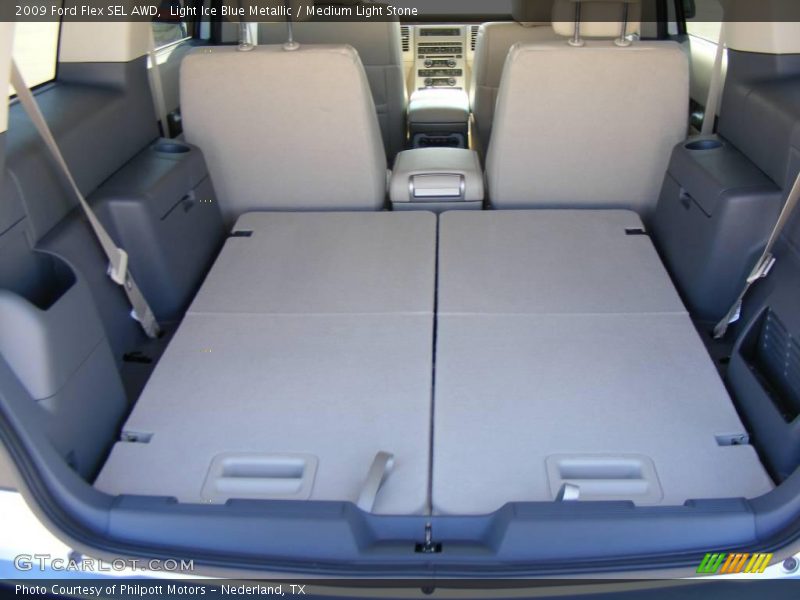 Light Ice Blue Metallic / Medium Light Stone 2009 Ford Flex SEL AWD