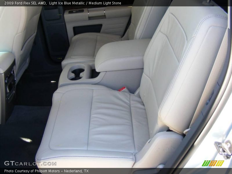 Light Ice Blue Metallic / Medium Light Stone 2009 Ford Flex SEL AWD