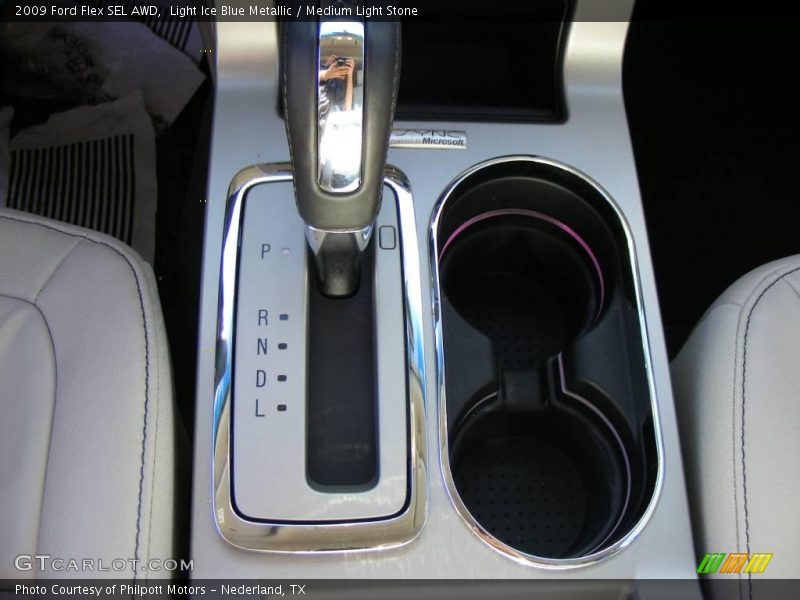 Light Ice Blue Metallic / Medium Light Stone 2009 Ford Flex SEL AWD