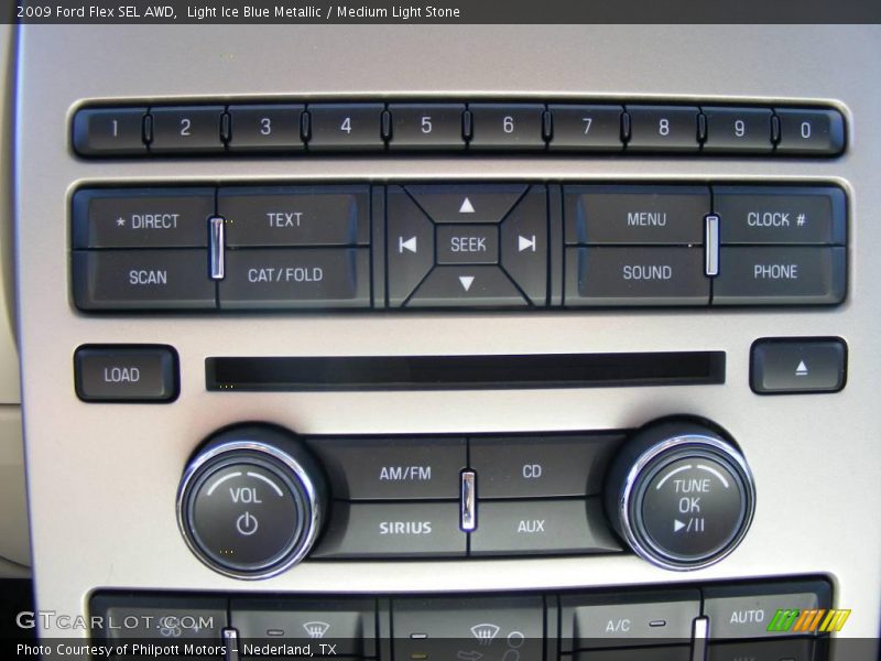 Light Ice Blue Metallic / Medium Light Stone 2009 Ford Flex SEL AWD
