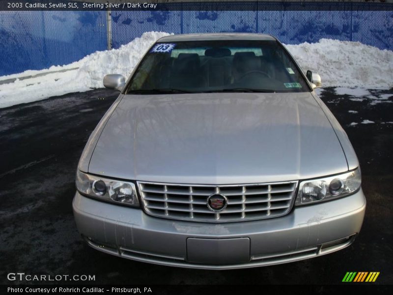 Sterling Silver / Dark Gray 2003 Cadillac Seville SLS