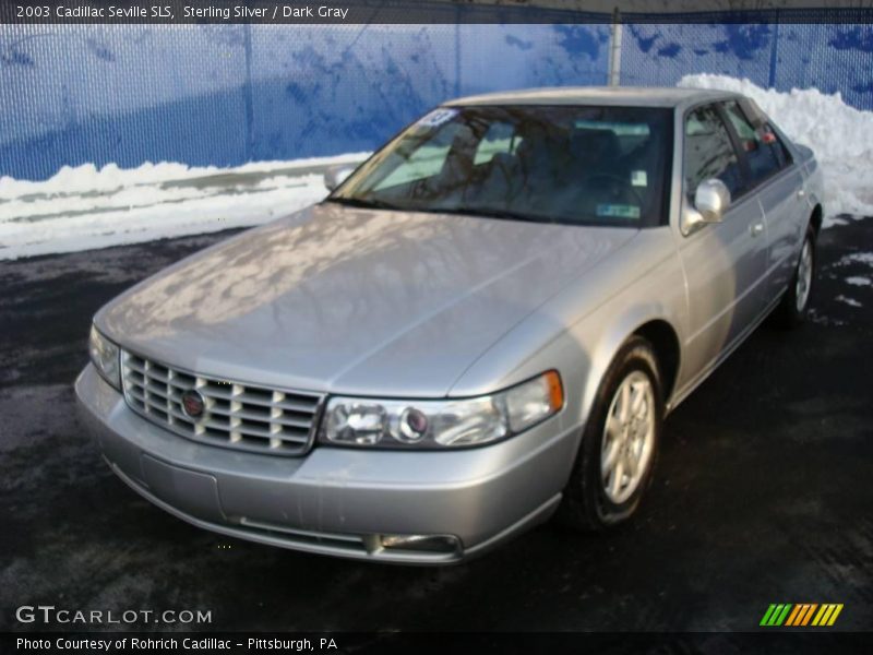 Sterling Silver / Dark Gray 2003 Cadillac Seville SLS