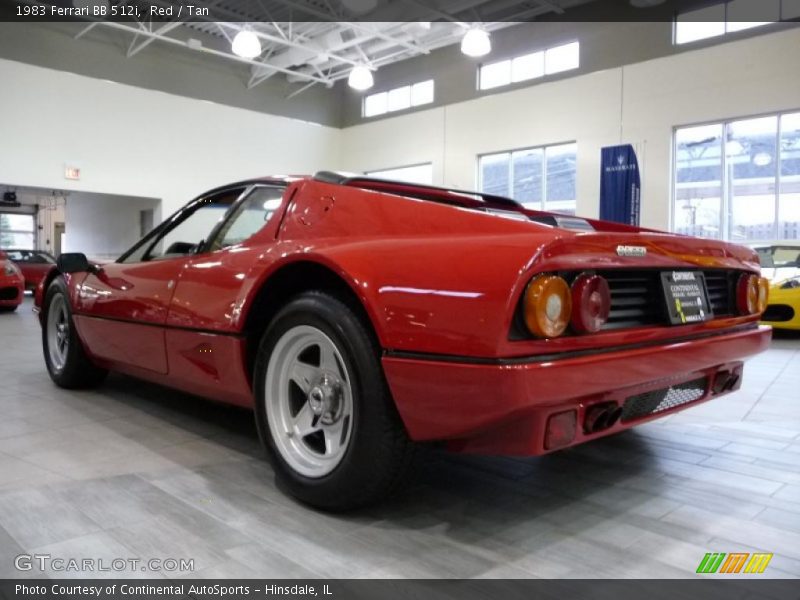 Red / Tan 1983 Ferrari BB 512i