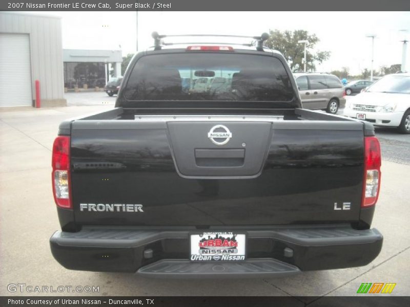 Super Black / Steel 2007 Nissan Frontier LE Crew Cab
