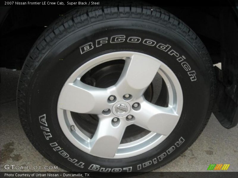 Super Black / Steel 2007 Nissan Frontier LE Crew Cab