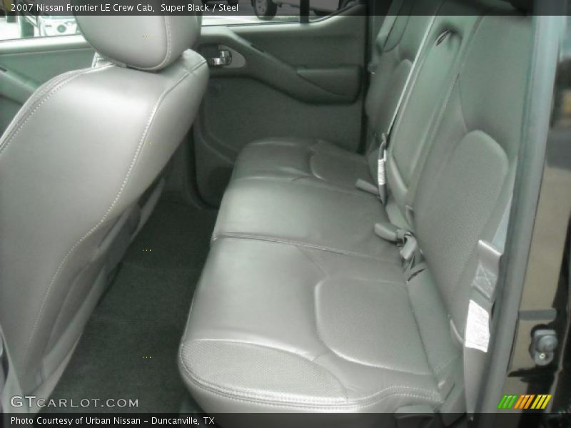 Super Black / Steel 2007 Nissan Frontier LE Crew Cab