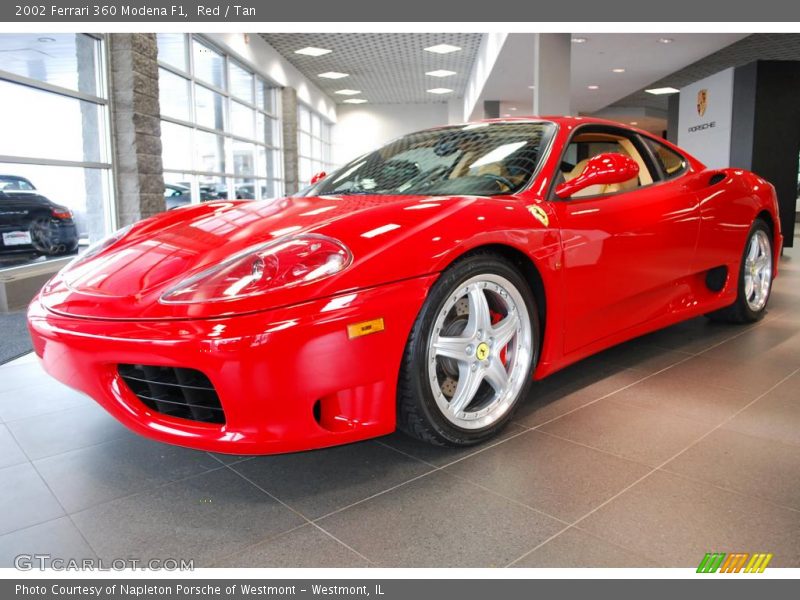Red / Tan 2002 Ferrari 360 Modena F1