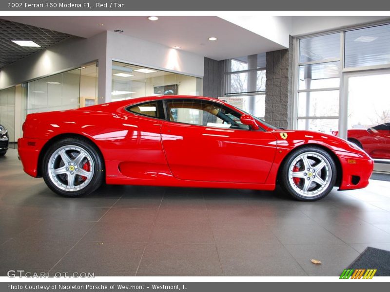 Red / Tan 2002 Ferrari 360 Modena F1