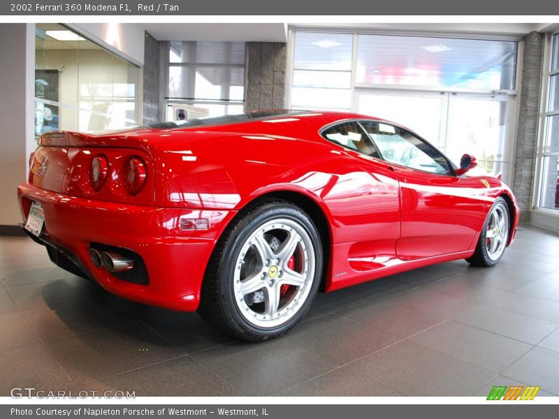 Red / Tan 2002 Ferrari 360 Modena F1