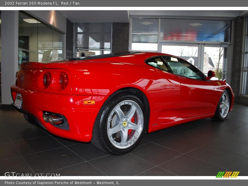 Red / Tan 2002 Ferrari 360 Modena F1