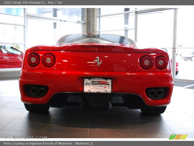 Red / Tan 2002 Ferrari 360 Modena F1