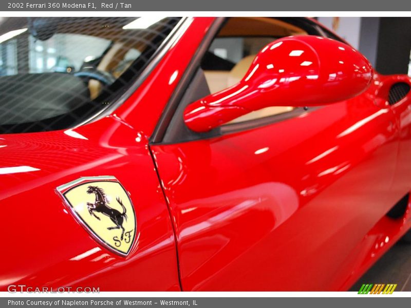 Red / Tan 2002 Ferrari 360 Modena F1