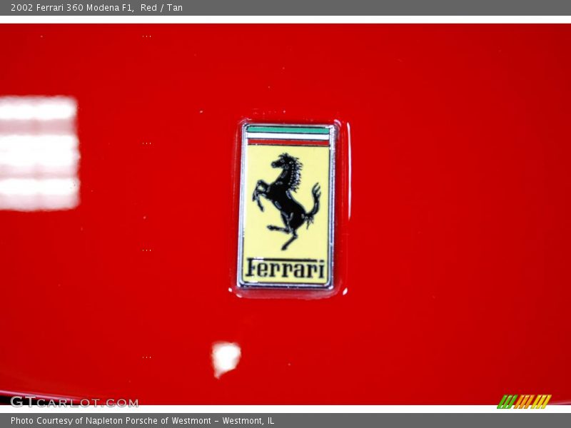 Red / Tan 2002 Ferrari 360 Modena F1