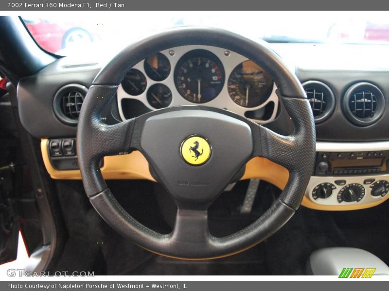 Red / Tan 2002 Ferrari 360 Modena F1