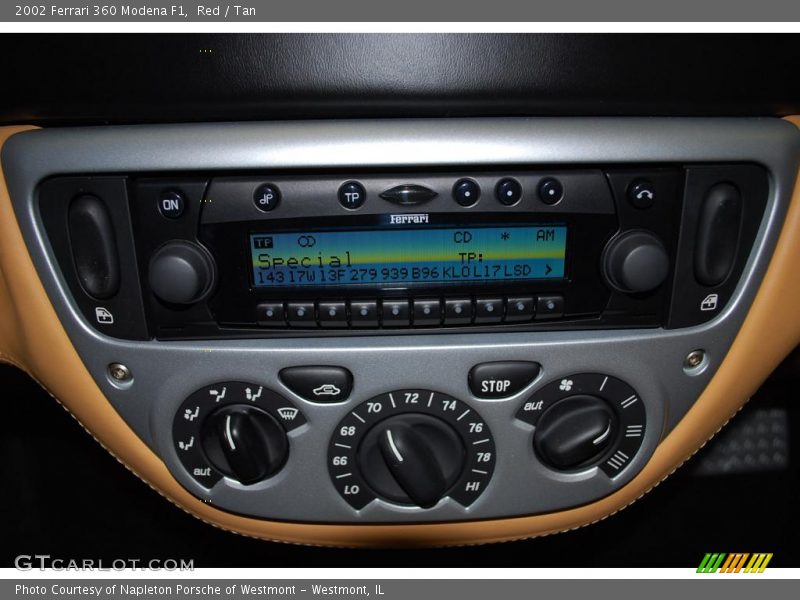 Red / Tan 2002 Ferrari 360 Modena F1