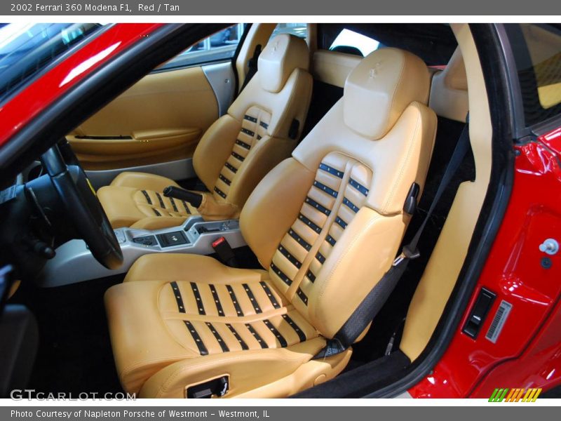 Red / Tan 2002 Ferrari 360 Modena F1