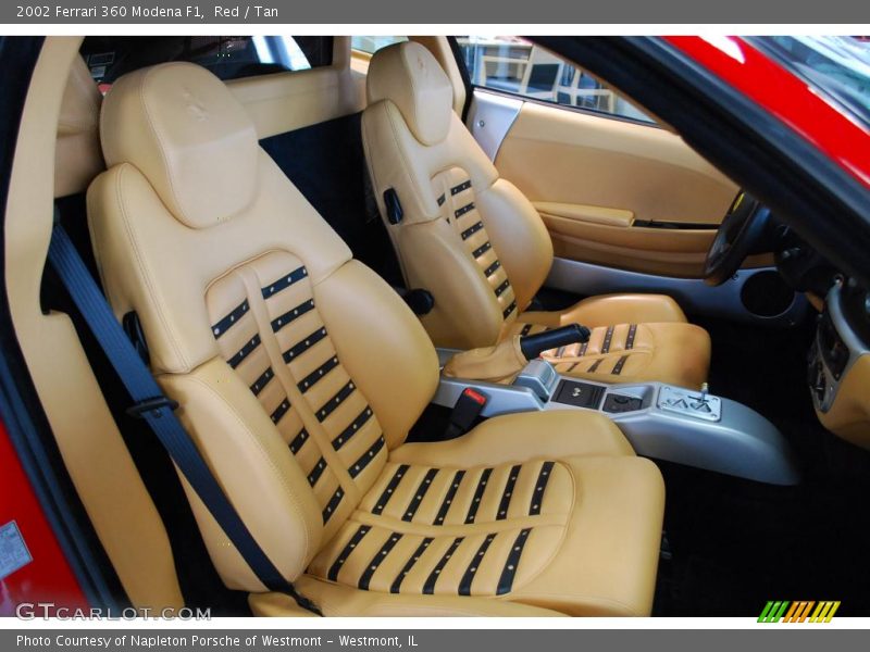 Red / Tan 2002 Ferrari 360 Modena F1