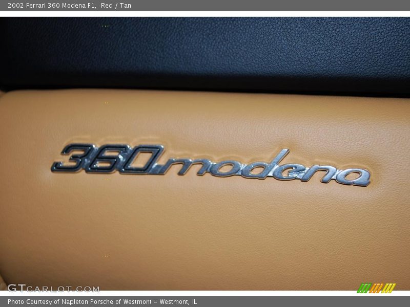 Red / Tan 2002 Ferrari 360 Modena F1