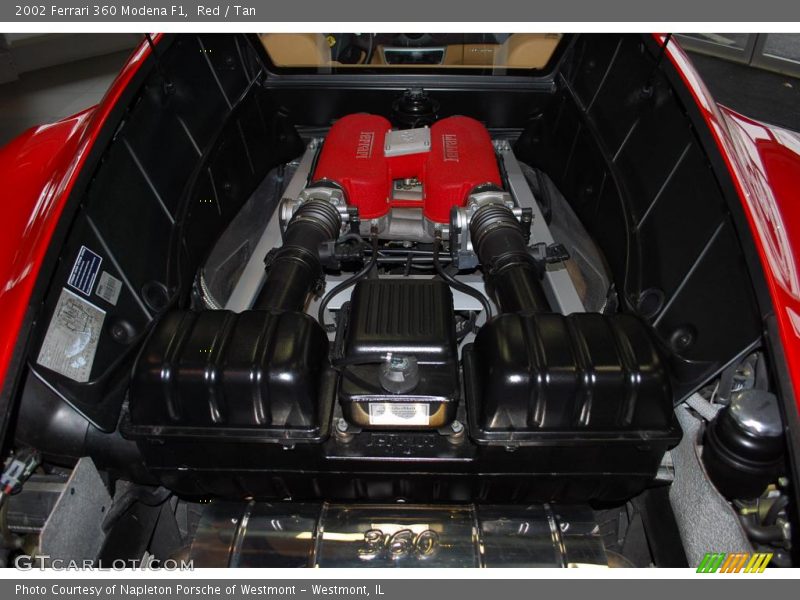 Red / Tan 2002 Ferrari 360 Modena F1