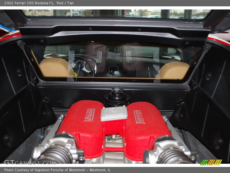 Red / Tan 2002 Ferrari 360 Modena F1