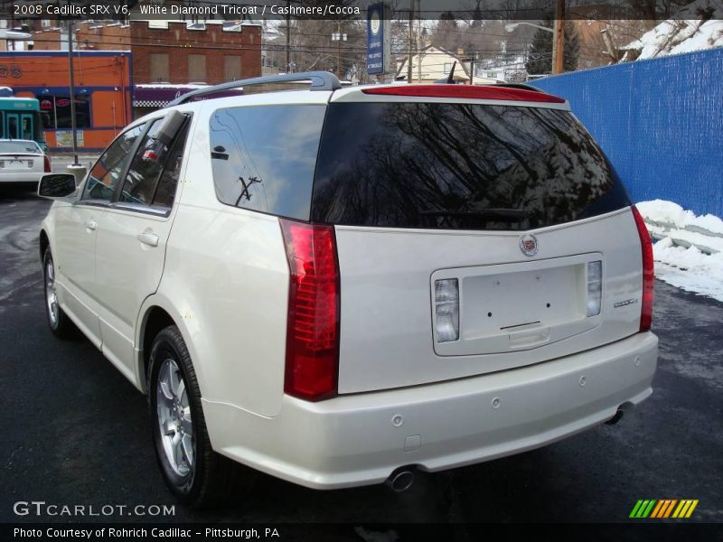 White Diamond Tricoat / Cashmere/Cocoa 2008 Cadillac SRX V6