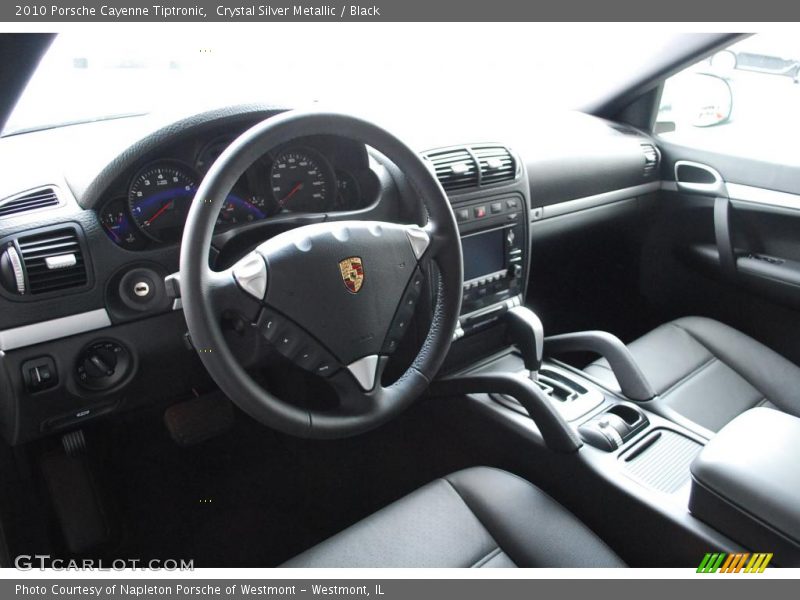 Crystal Silver Metallic / Black 2010 Porsche Cayenne Tiptronic
