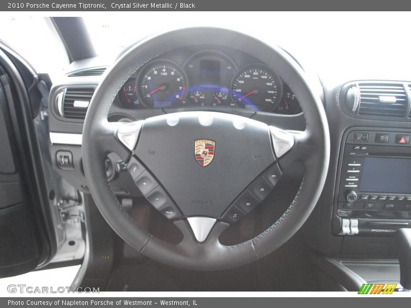 Crystal Silver Metallic / Black 2010 Porsche Cayenne Tiptronic
