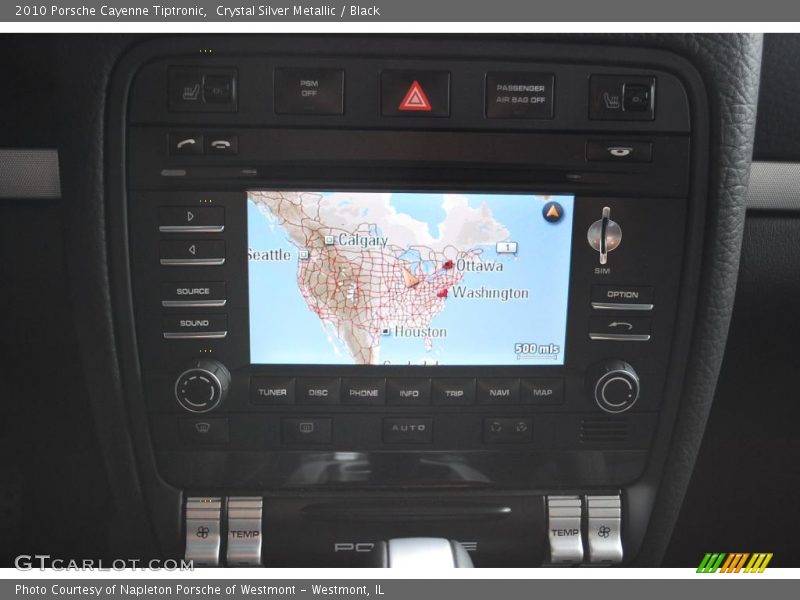 Crystal Silver Metallic / Black 2010 Porsche Cayenne Tiptronic
