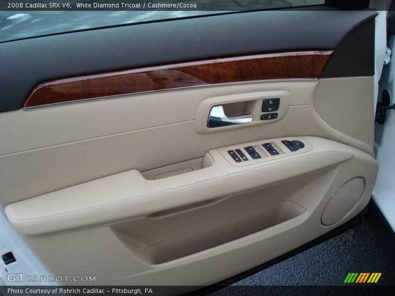 White Diamond Tricoat / Cashmere/Cocoa 2008 Cadillac SRX V6