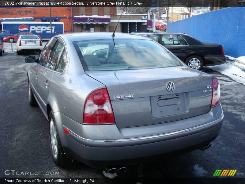 Silverstone Grey Metallic / Grey 2002 Volkswagen Passat W8 4Motion Sedan