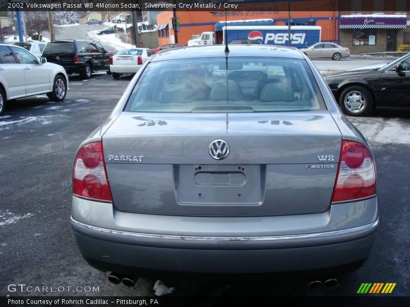 Silverstone Grey Metallic / Grey 2002 Volkswagen Passat W8 4Motion Sedan