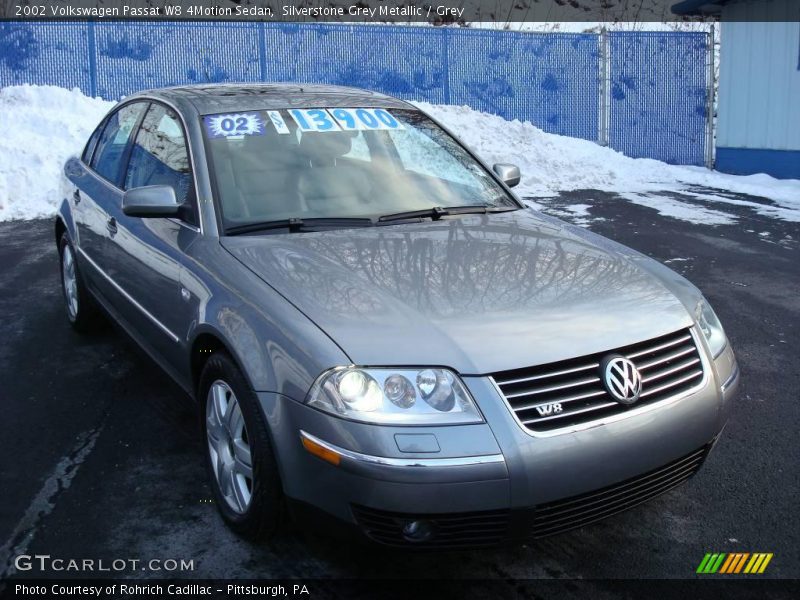 Silverstone Grey Metallic / Grey 2002 Volkswagen Passat W8 4Motion Sedan
